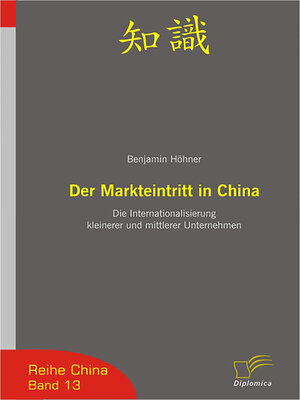 cover image of Der Markteintritt in China